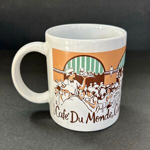 Vtg Cafe du Monde Coffee Mug 1991 New Orleans NOLA Souvenir